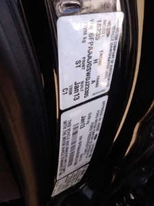 2013 FG Ford Falcon MK II XR6 Sedan Parts